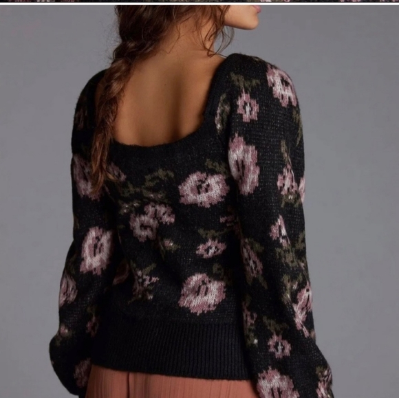 NWT anthropologie puff sleeve sweater - Picture 3 of 3